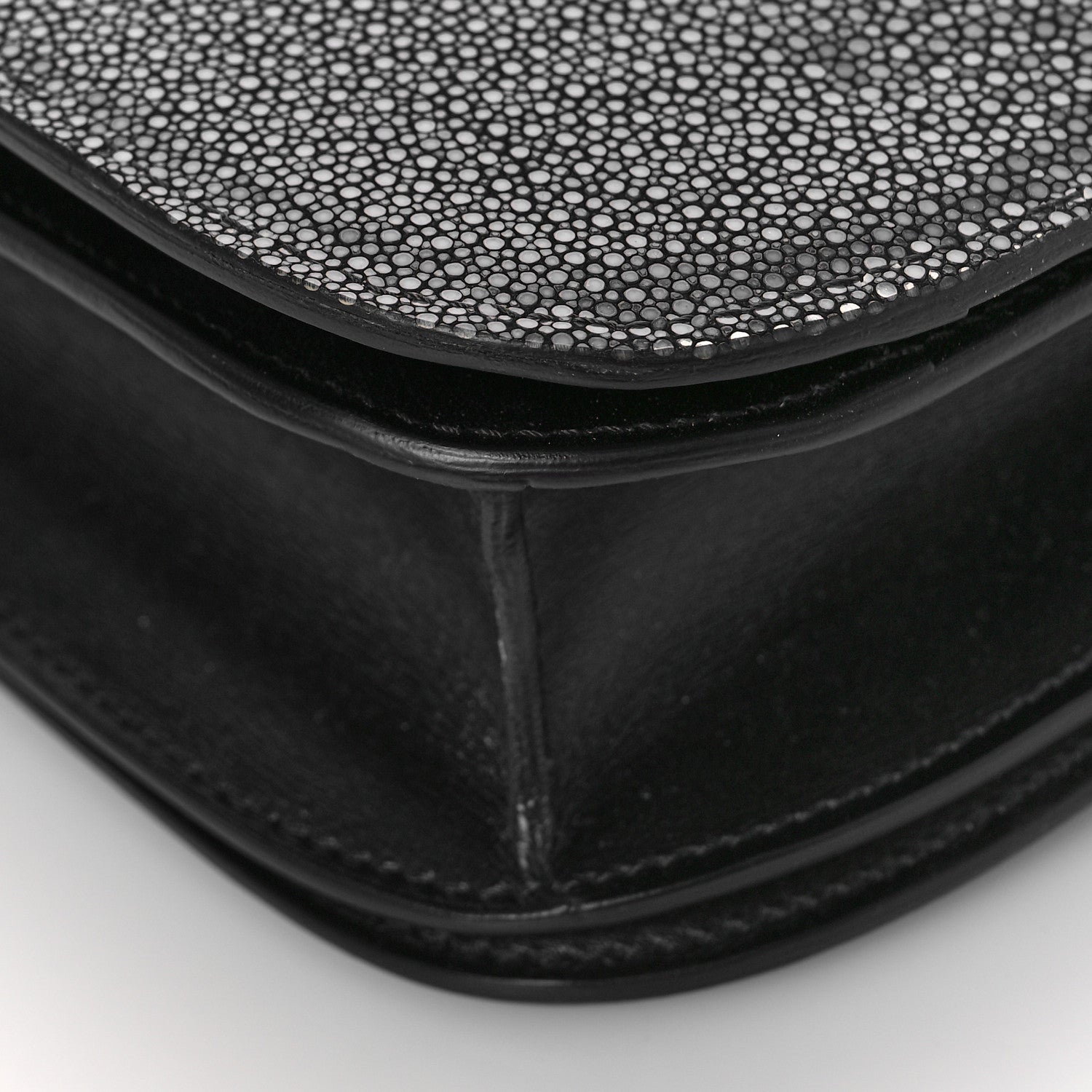 Celine Stingray Medium Classic Box Flap Bag Black 7 of 12