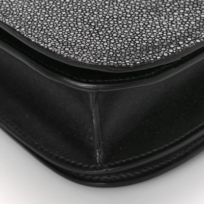 Celine Stingray Medium Classic Box Flap Bag Black 7 of 12
