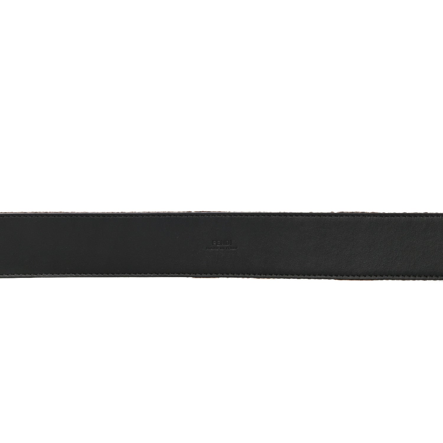 Fendi Ribbon Vitello Century FF 1974 Belt 110 44 Fango Moro 12 of 12