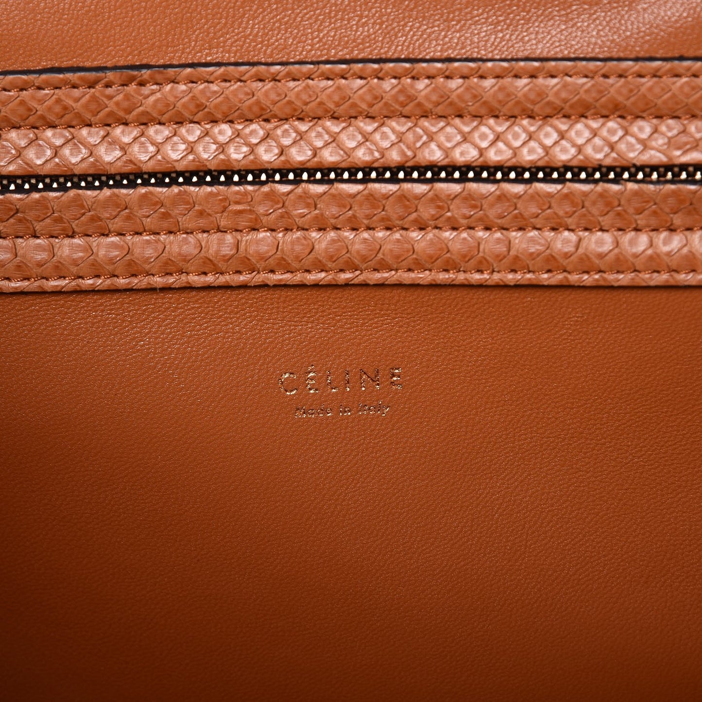 Python Medium Phantom Luggage Light Copper