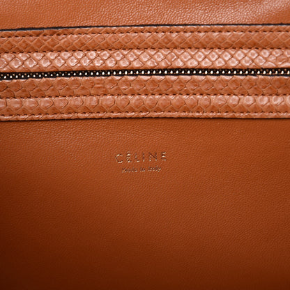 Celine Python Medium Phantom Luggage Light Copper 6 of 7