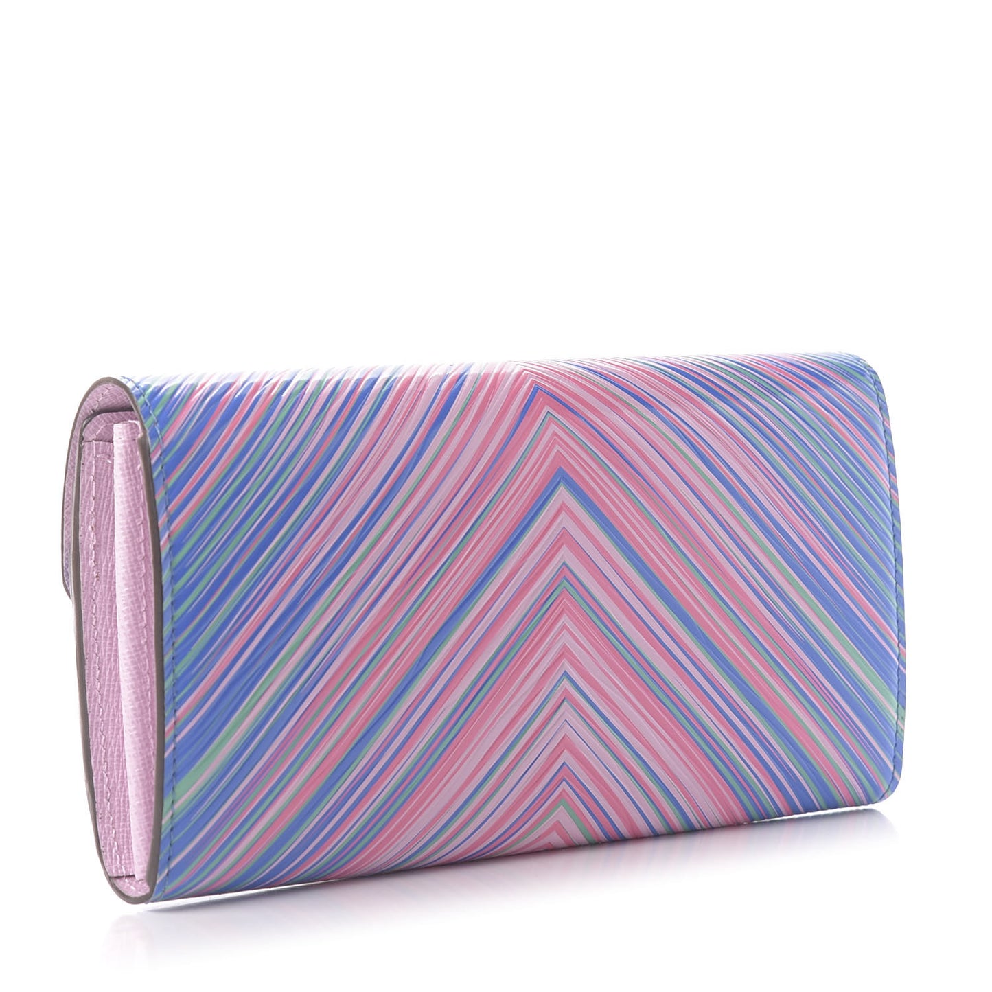 Epi Tropical Sarah Wallet Blue Rose