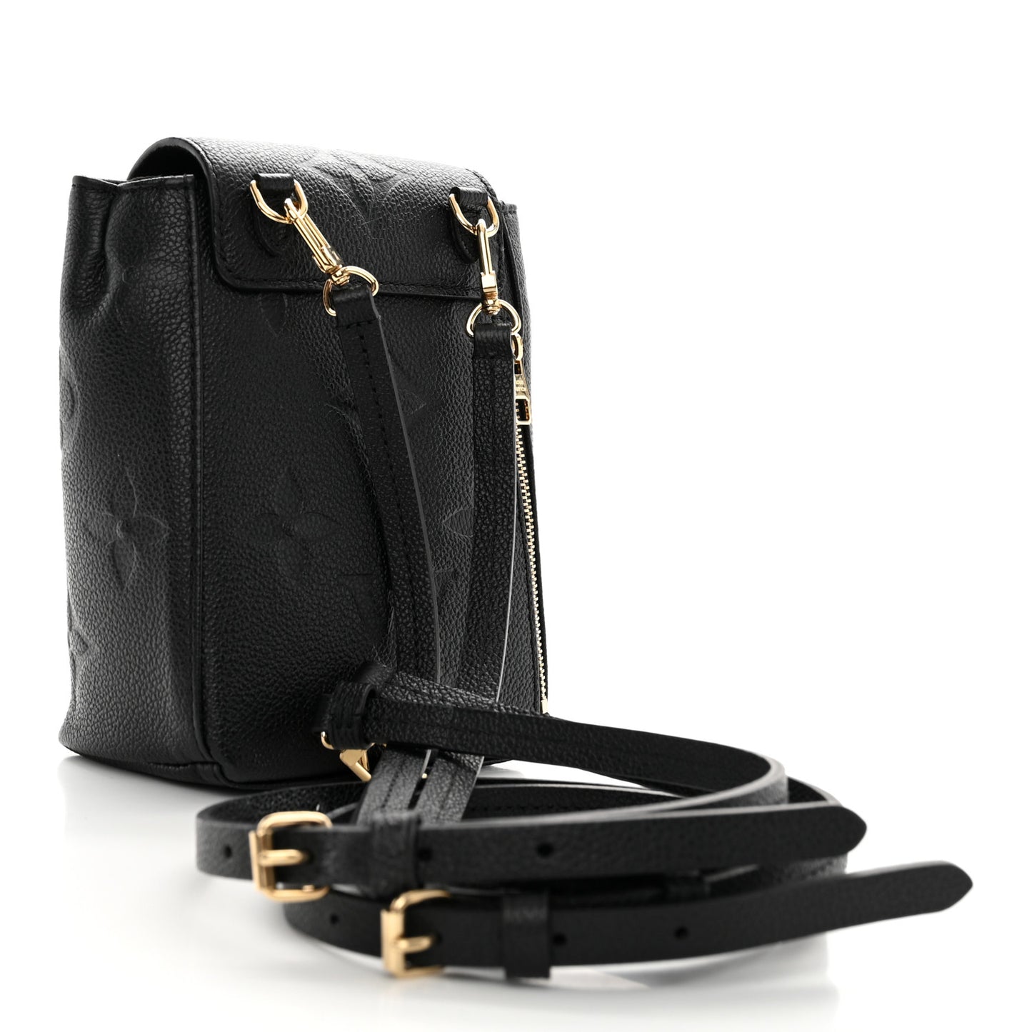 Empreinte Monogram Giant Tiny Backpack Black
