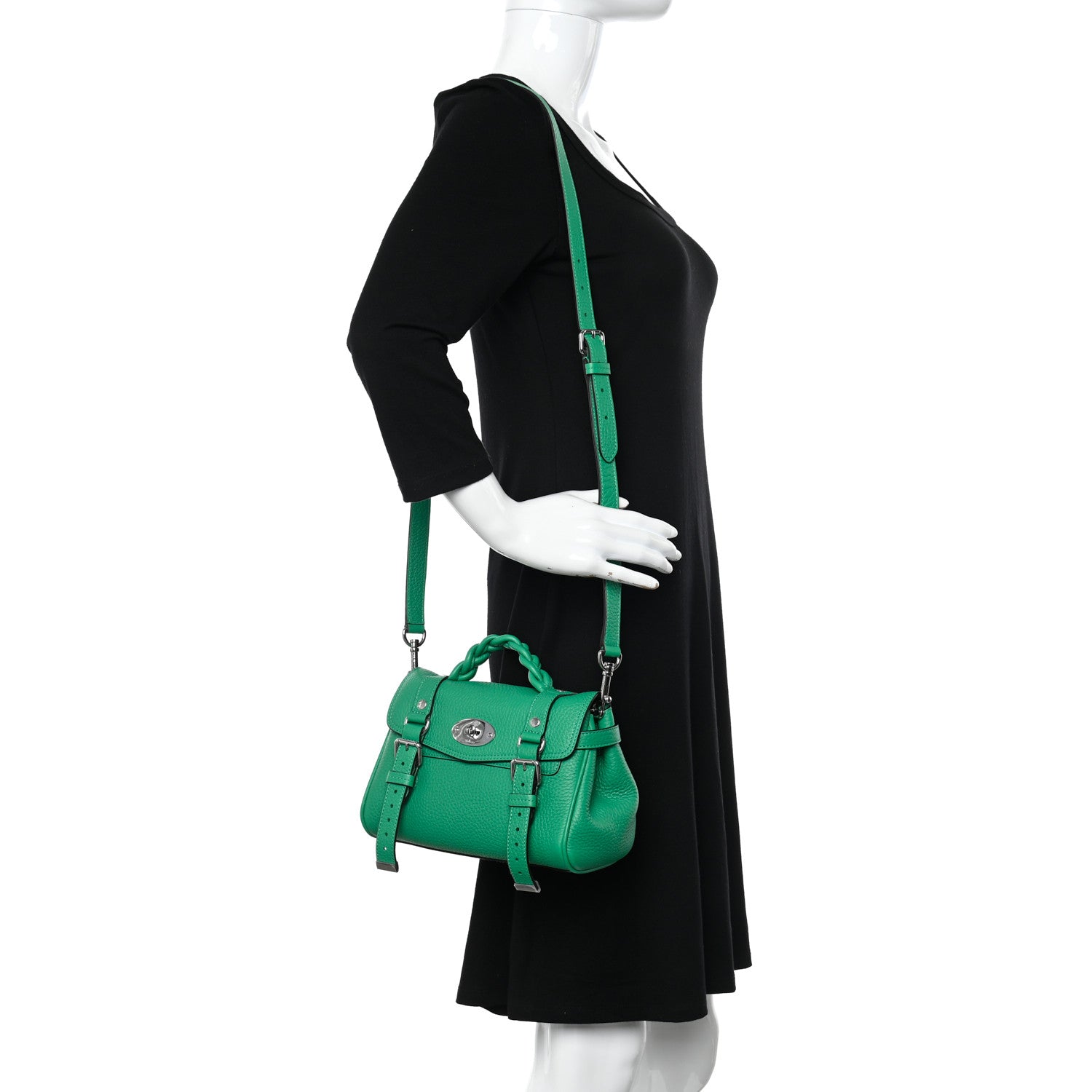 Mulberry Heavy Grain Mini Alexa Lawn Green 2 of 10