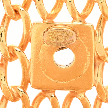 Chanel Metal Multistrand Chain CC Bracelet Gold 4 of 4