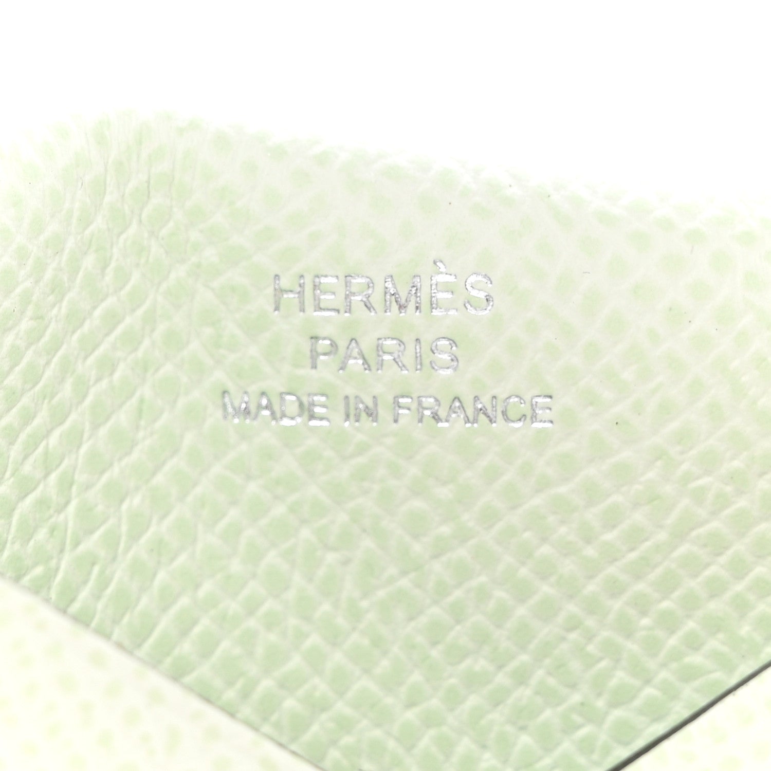 Hermes Epsom Calvi Card Case Vert Fizz 6 of 8