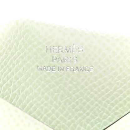 Hermes Epsom Calvi Card Case Vert Fizz 6 of 8