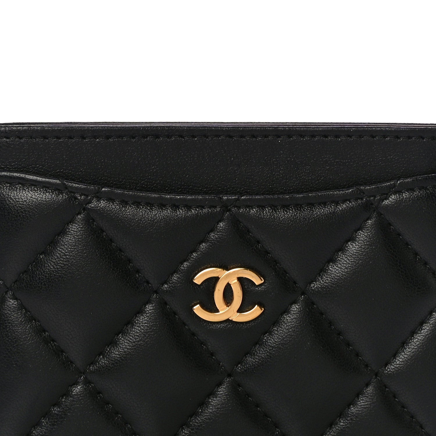 Chanel Lambskin Quilted Card Holder Black 8 of 11