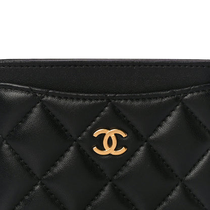 Chanel Lambskin Quilted Card Holder Black 8 of 11