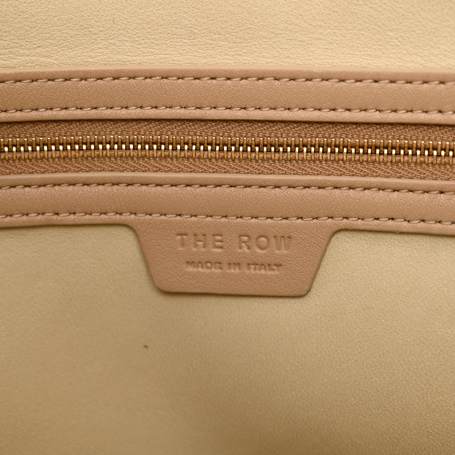 The Row Calfskin N/S Allie Bag Dune 6 of 9