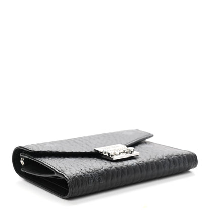 MCM Visetos Compact Wallet Black 4 of 7