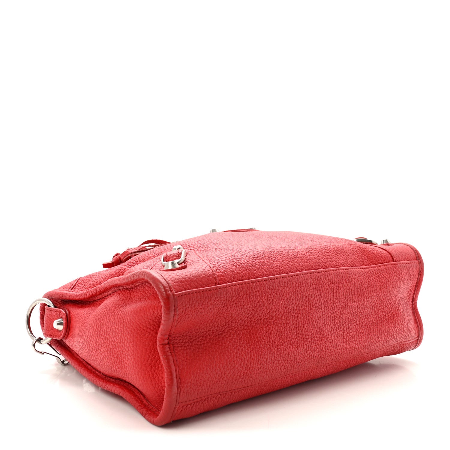 Balenciaga Vibrato Calfskin Classic Silver Hardware S City Rouge Cerise 5 of 11