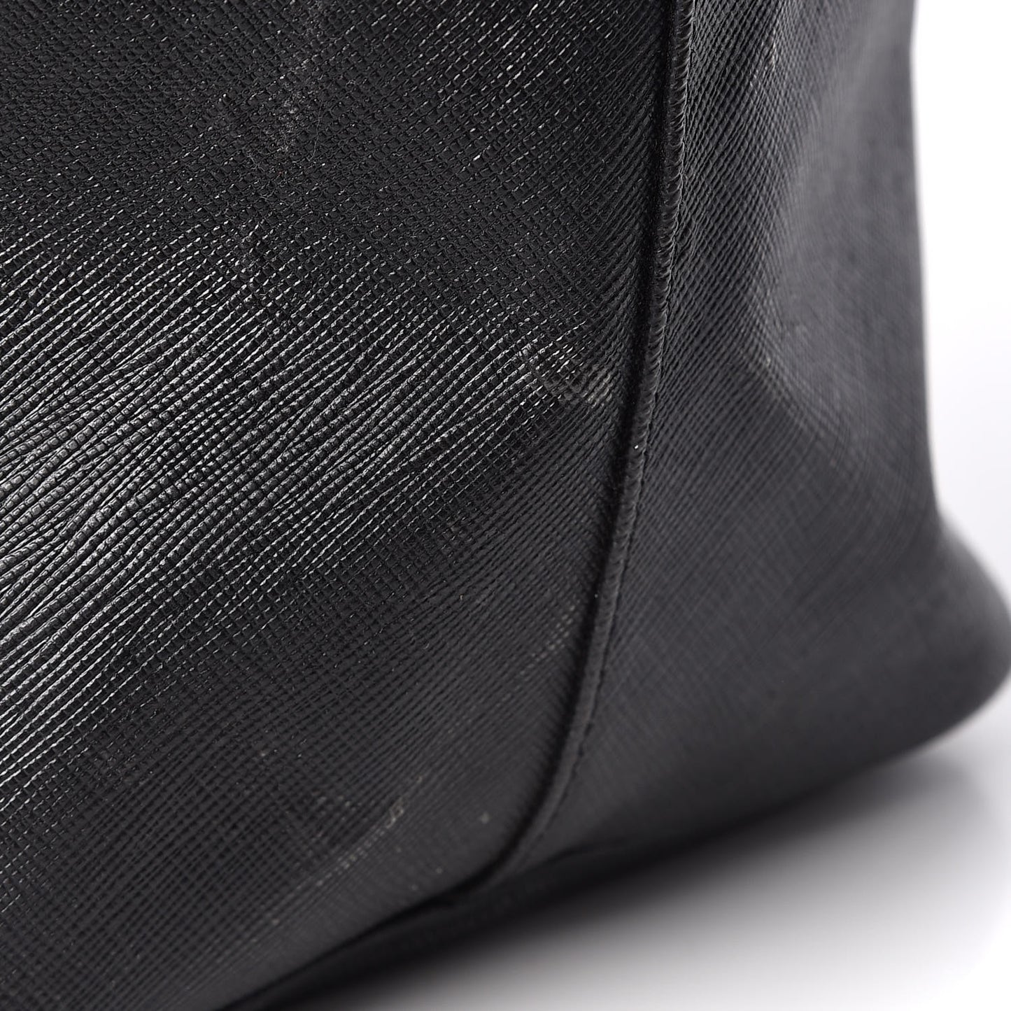 Textured Coated Canvas Favelas Large Antigona Tote Black