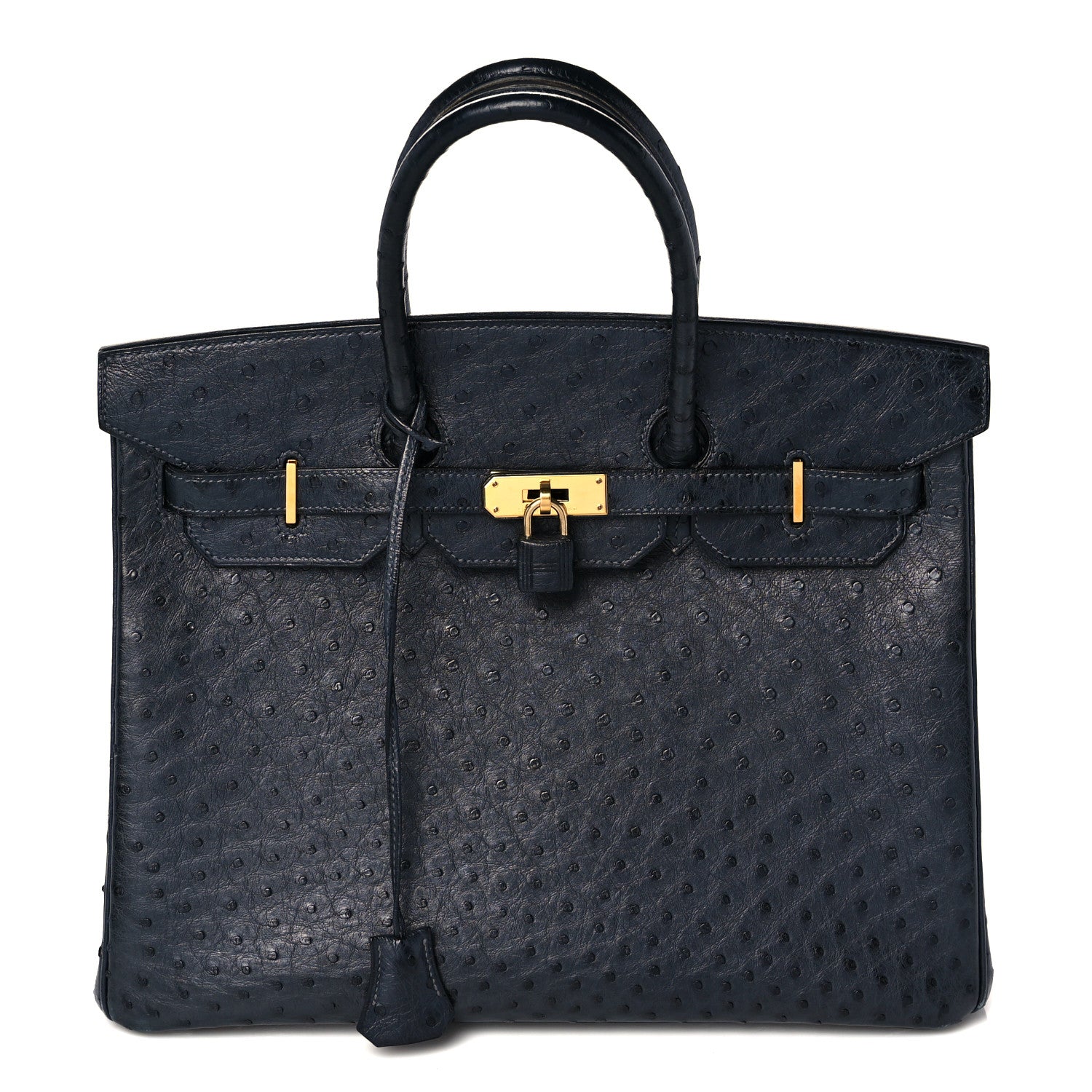 Hermes Ostrich Birkin 35 Bleu Indigo 1 of 44
