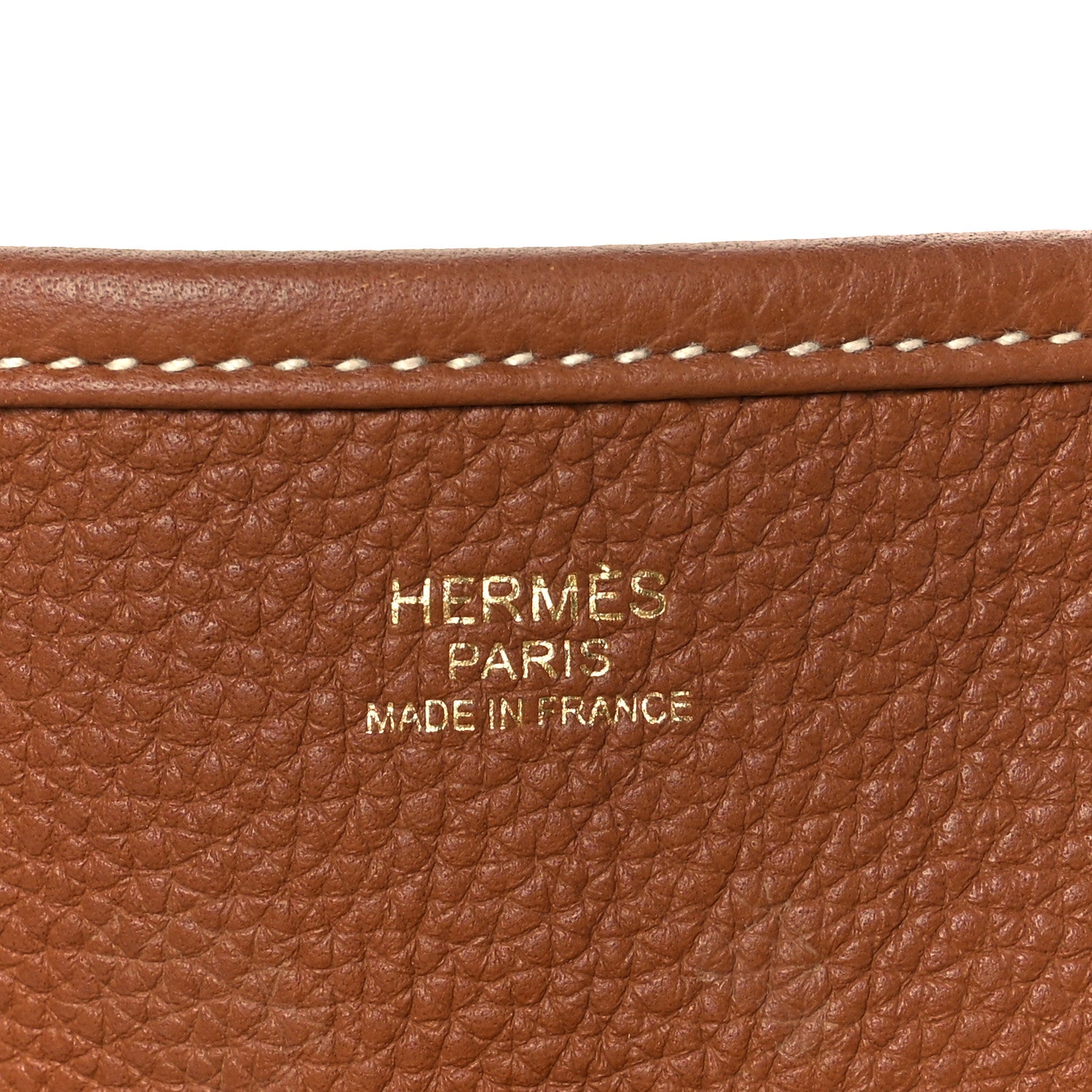 Hermes Taurillon Clemence Evelyne III PM Gold 6 of 12