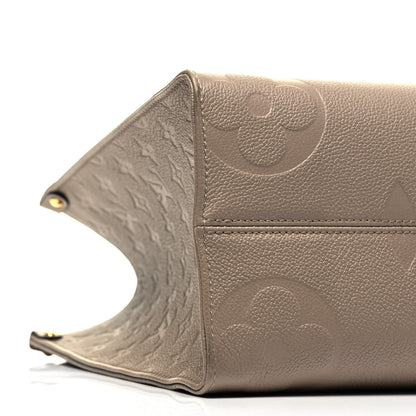 Louis Vuitton Empreinte Monogram Giant Onthego MM Tourterelle 5 of 9