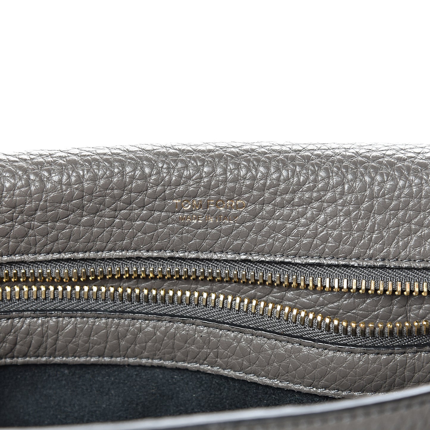 Grained Calfskin Soft Jennifer Saddle Bag Graphite