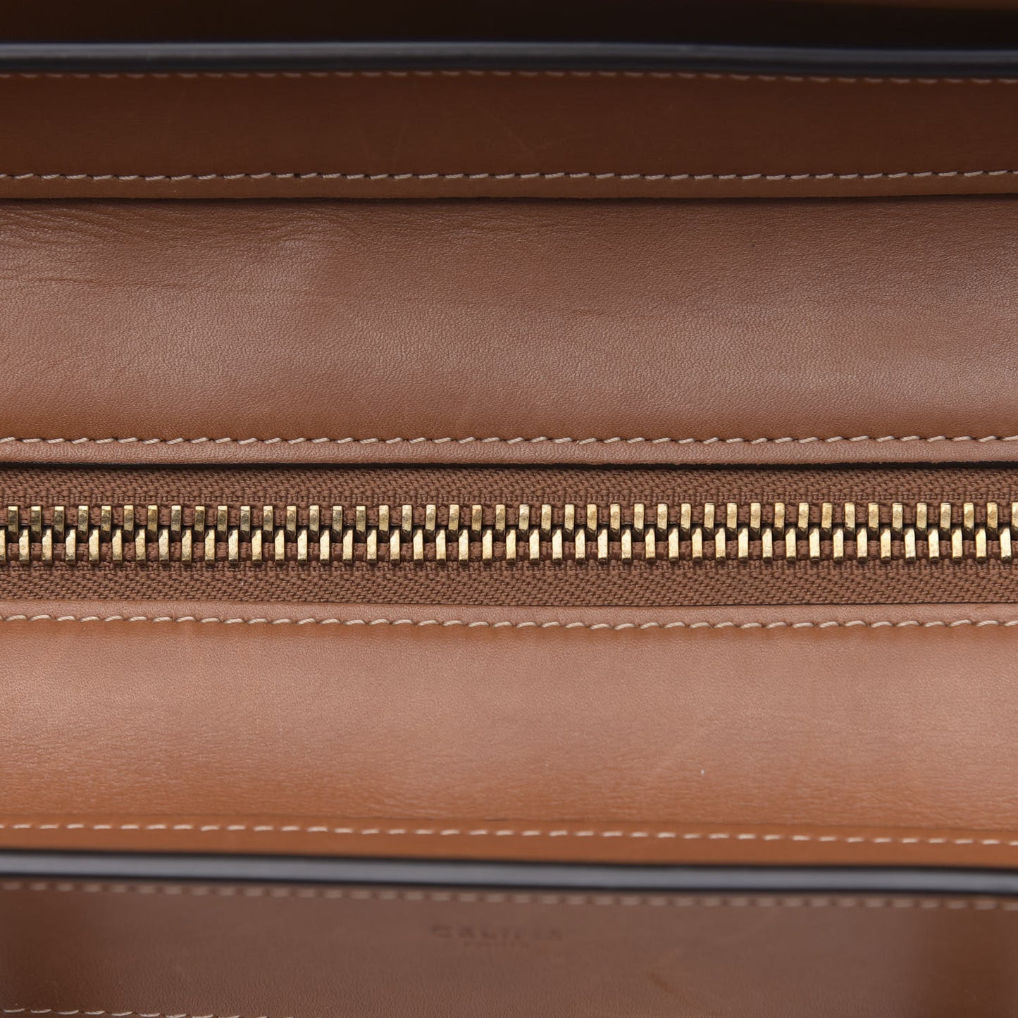Natural Calfskin Mini Luggage Tan