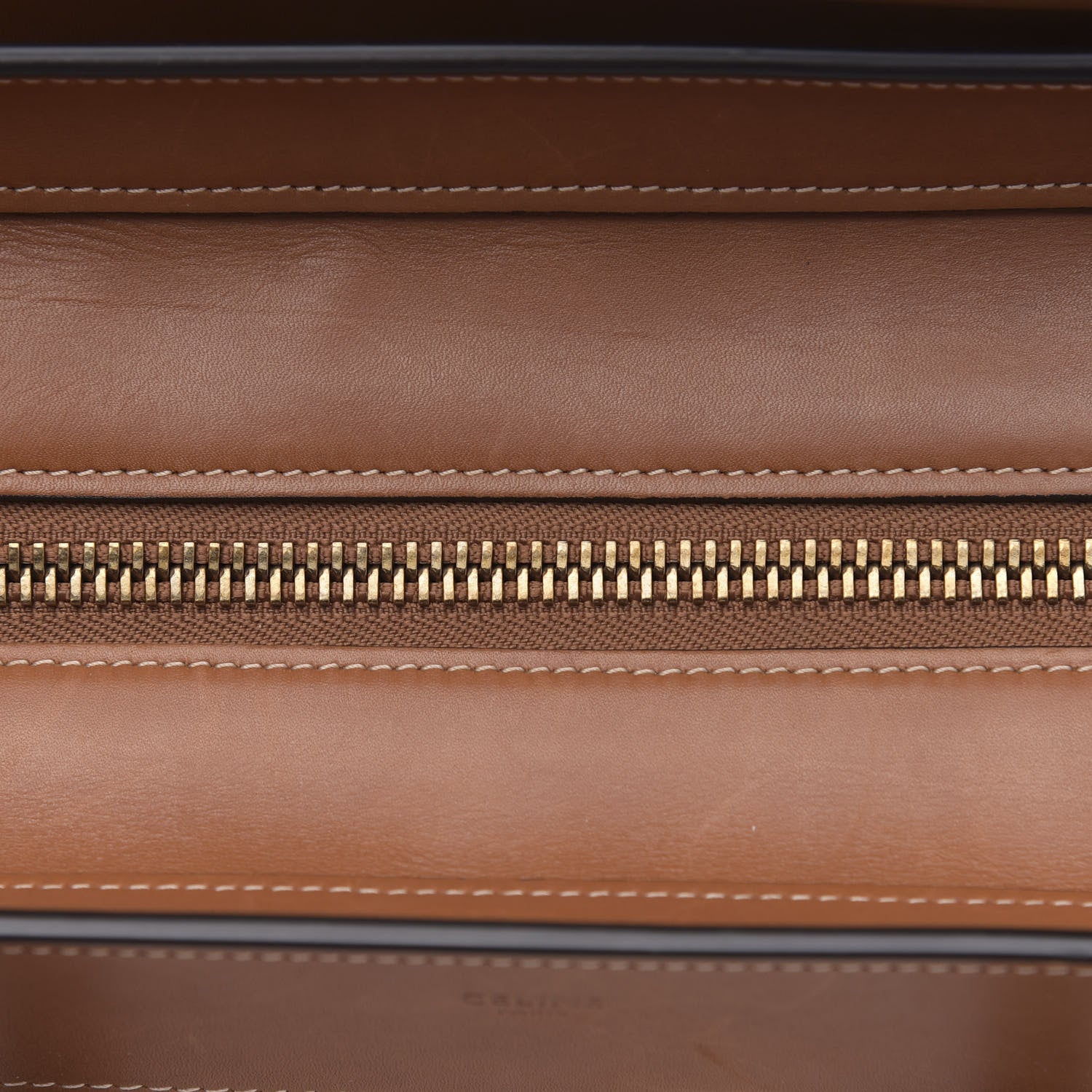 Celine Natural Calfskin Mini Luggage Tan 9 of 17
