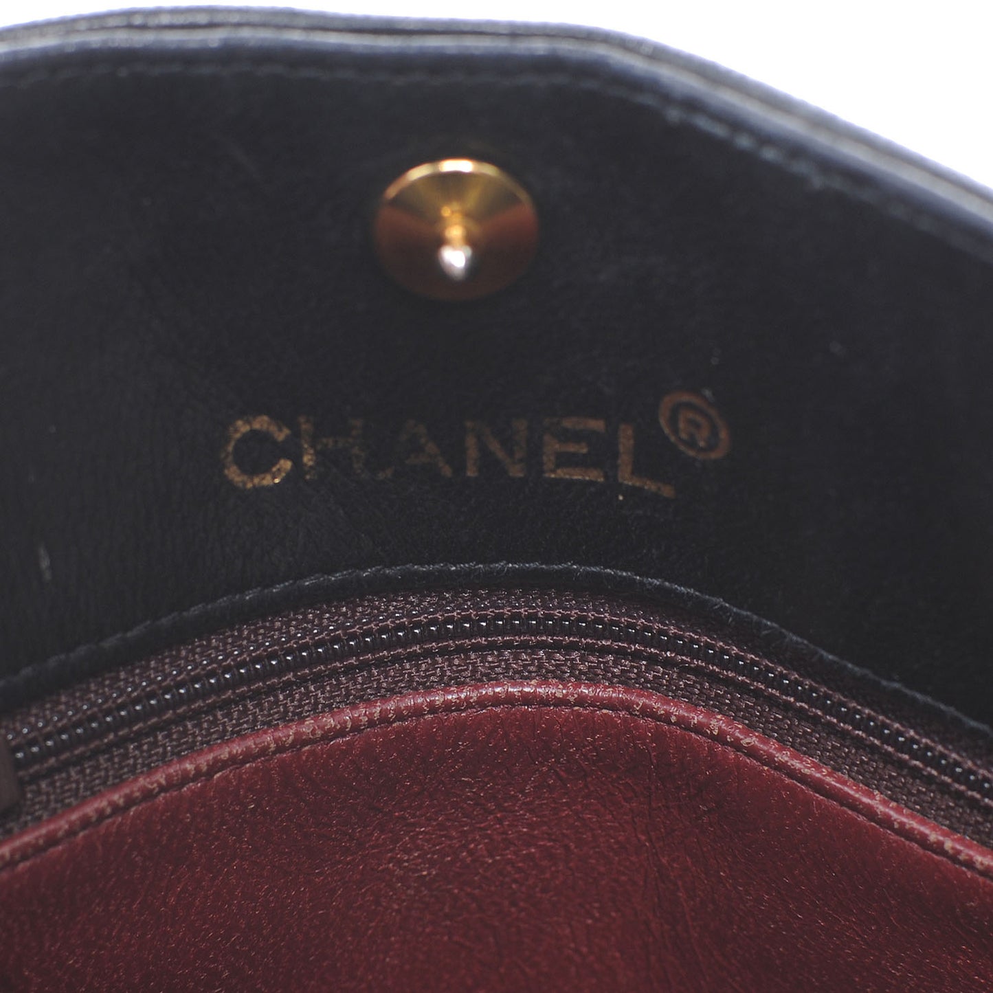 Lambskin Quilted CC Shoulder Bag Black