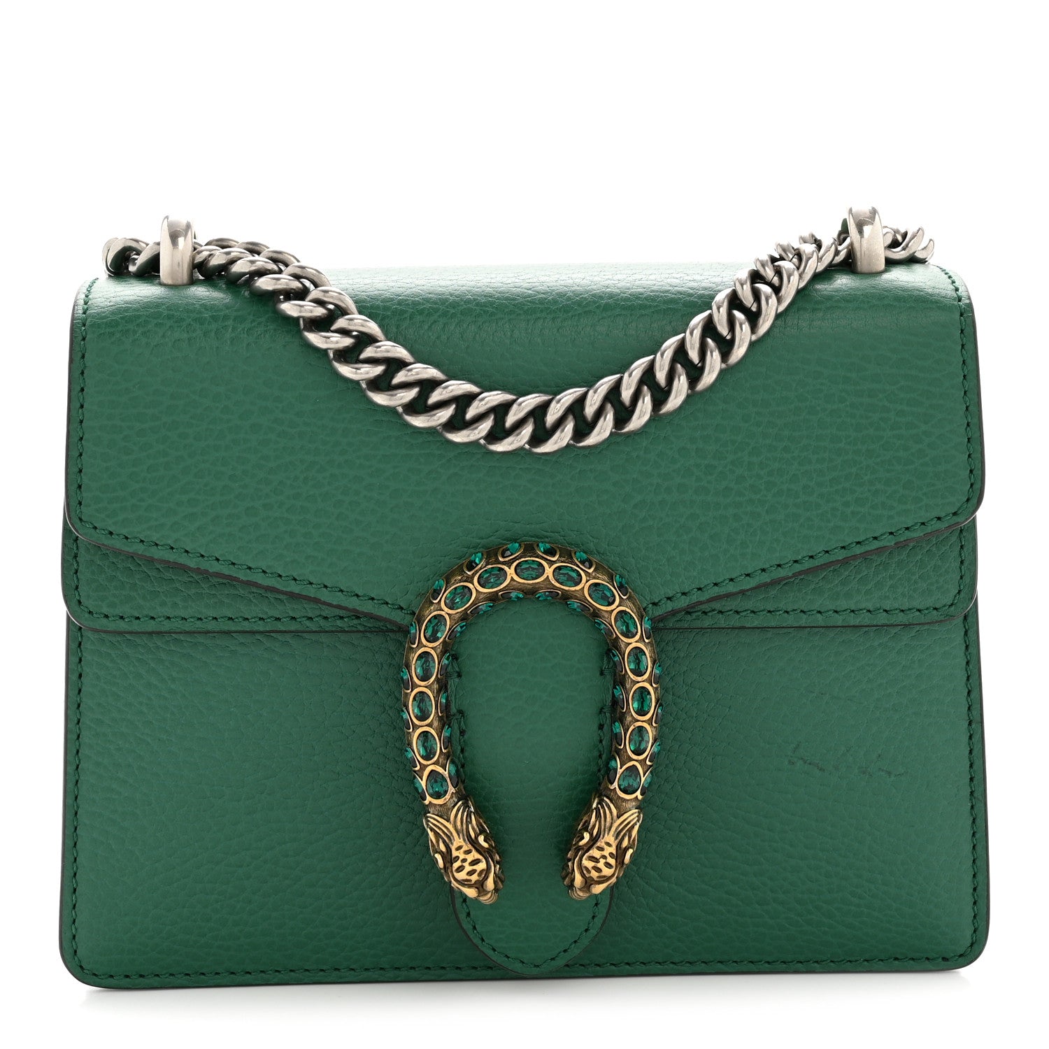 Gucci Calfskin Mini Dionysus Shoulder Bag Emerald 1 of 12