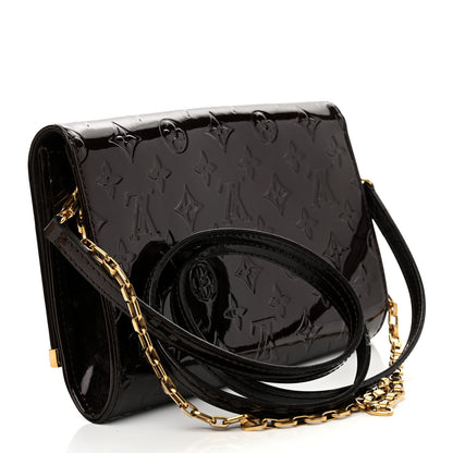 Louis Vuitton Vernis Ana Clutch Amarante 3 of 9