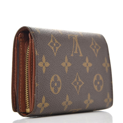 Louis Vuitton Monogram Porte-Monnaie Tresor Wallet 3 of 8