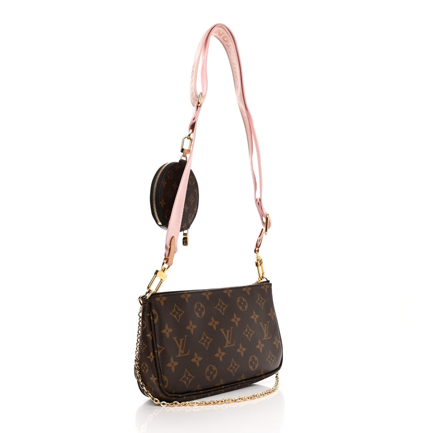 Monogram Multi Pochette Accessories Rose Clair