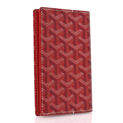 Goyard Goyardine Passport Wallet Red 3 of 7