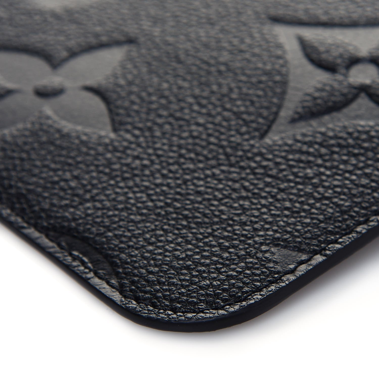 Louis Vuitton Empreinte Monogram Giant Neverfull MM Pochette Black 8 of 10