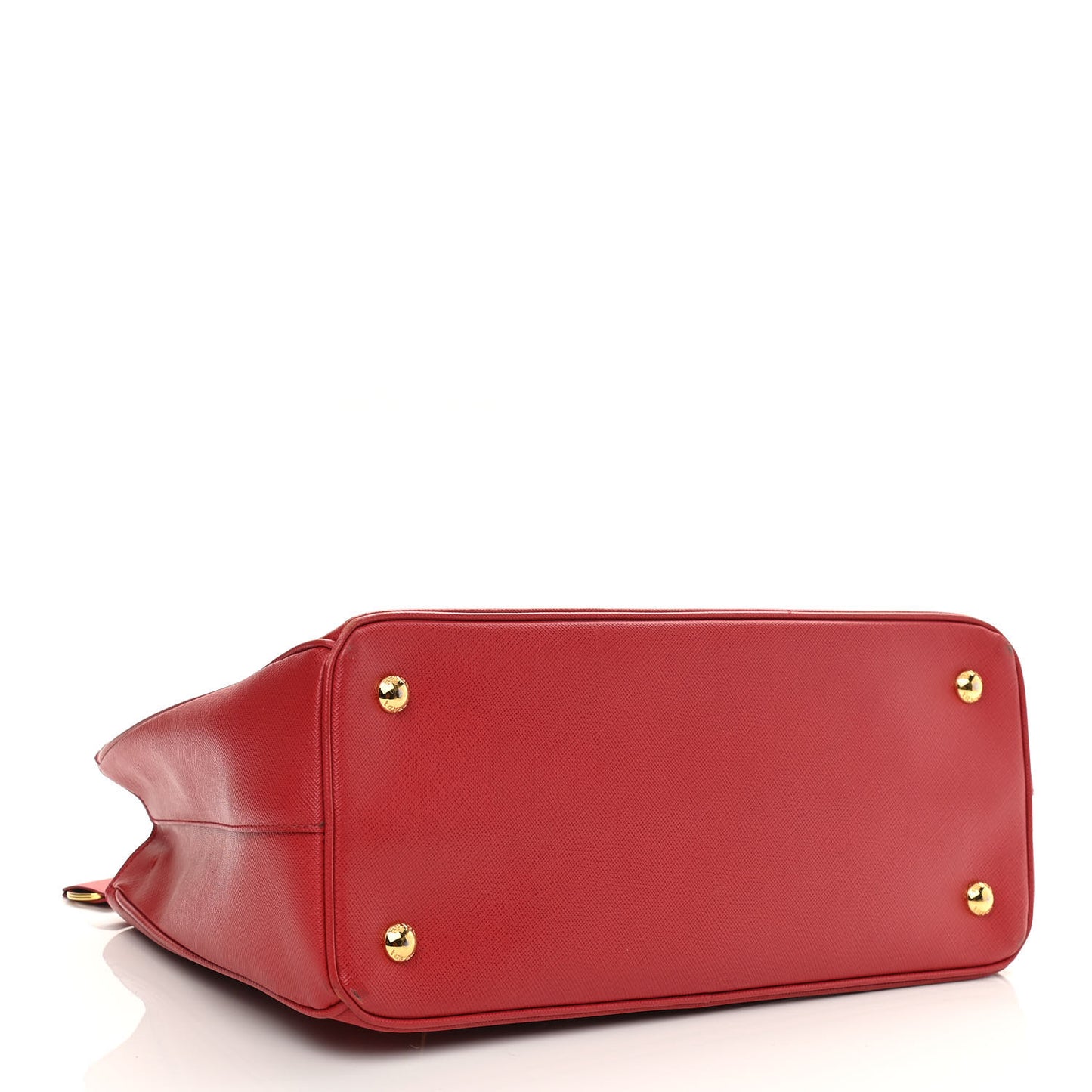Saffiano Lux Medium Tote Fuoco