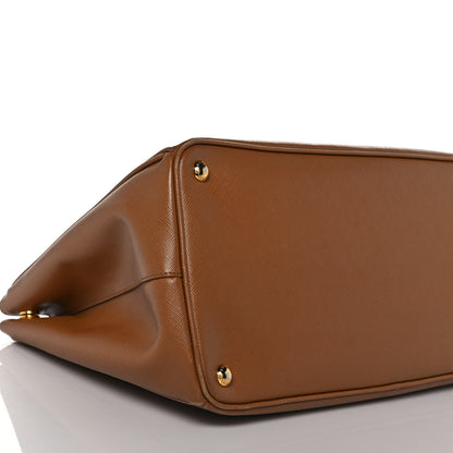 Prada Saffiano Lux Large Tote Caramel 7 of 9
