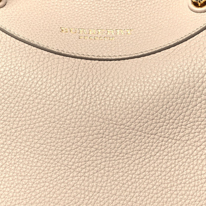 Burberry Grained Calfskin Mini Bee Bowling Bag Stone 9 of 11