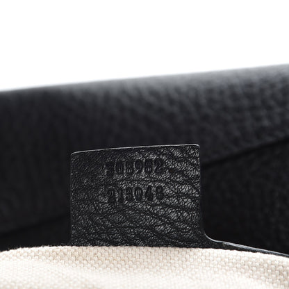 Gucci Pebbled Calfskin Medium Soho Chain Shoulder Bag Black 7 of 7