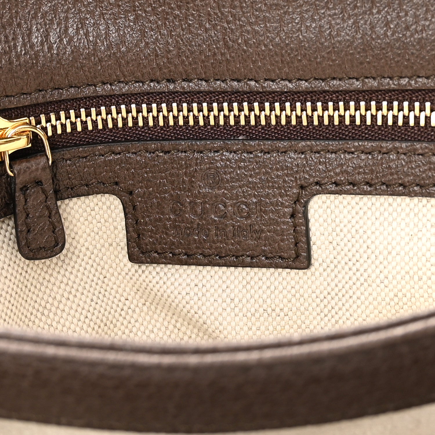 Gucci GG Supreme Monogram Textured Dollar Calfskin Web Medium Blondie Shoulder Flap Bag Beige Ebony New Acero 11 of 19