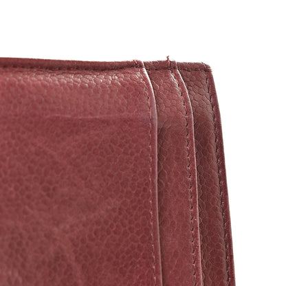 Chanel Caviar Timeless CC Card Holder Bordeaux 9 of 15