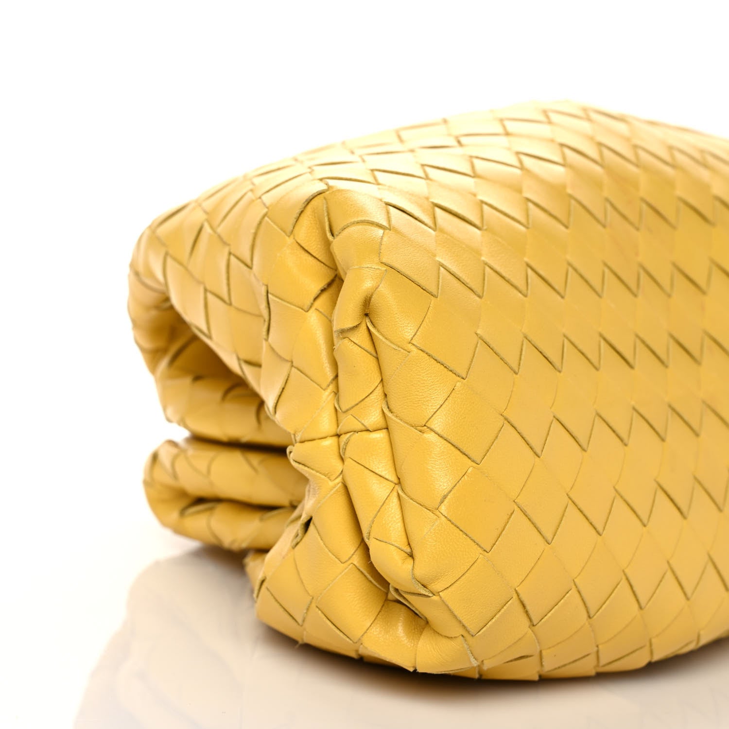 Bottega Veneta Nappa Maxi Intrecciato The Pouch Oversized Clutch Corn 9 of 13