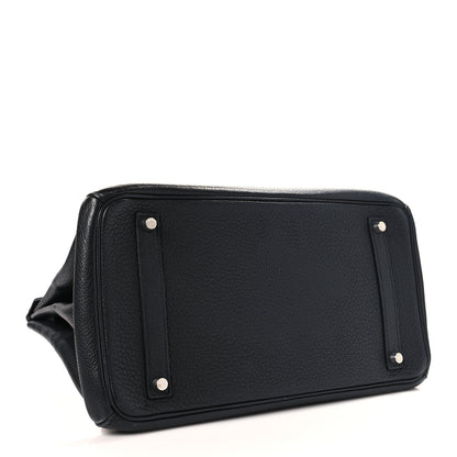 Hermes Taurillon Clemence Birkin 35 Black 4 of 9