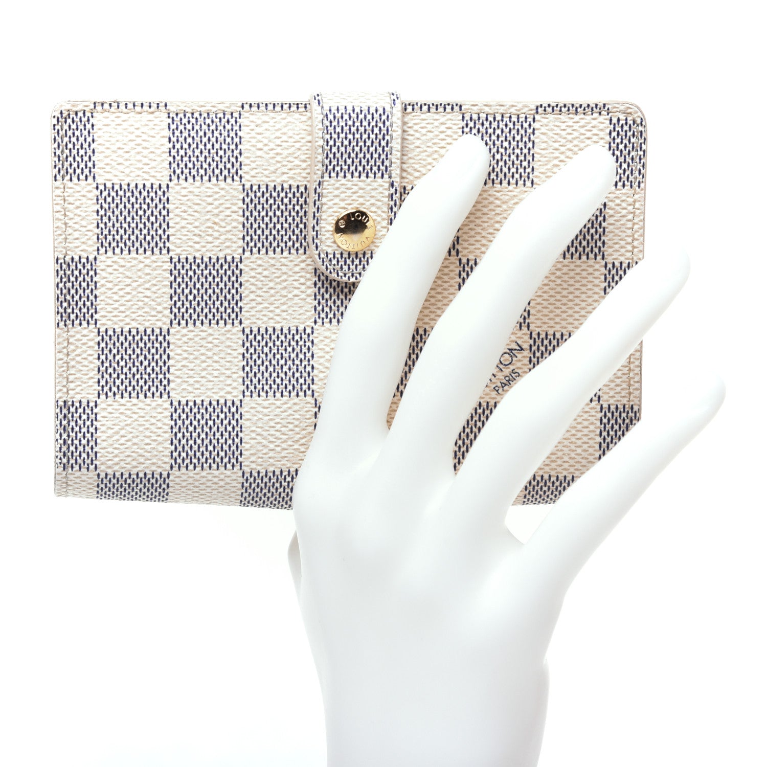 Louis Vuitton Damier Azur French Purse Wallet 2 of 8