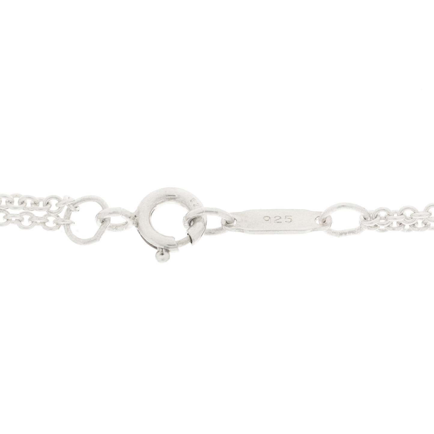 Sterling Silver Figure 8 Pendant Necklace