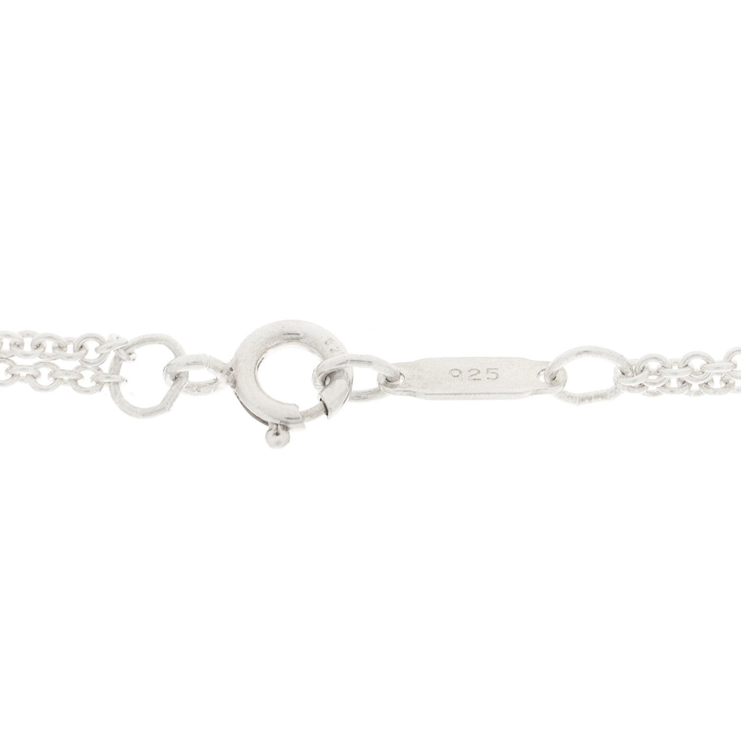Tiffany Sterling Silver Figure 8 Pendant Necklace 4 of 5