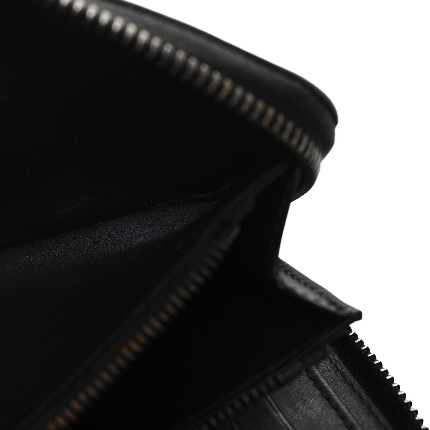 Louis Vuitton Calfskin Monogram Shadow Vertical Zippy Wallet Black 8 of 8