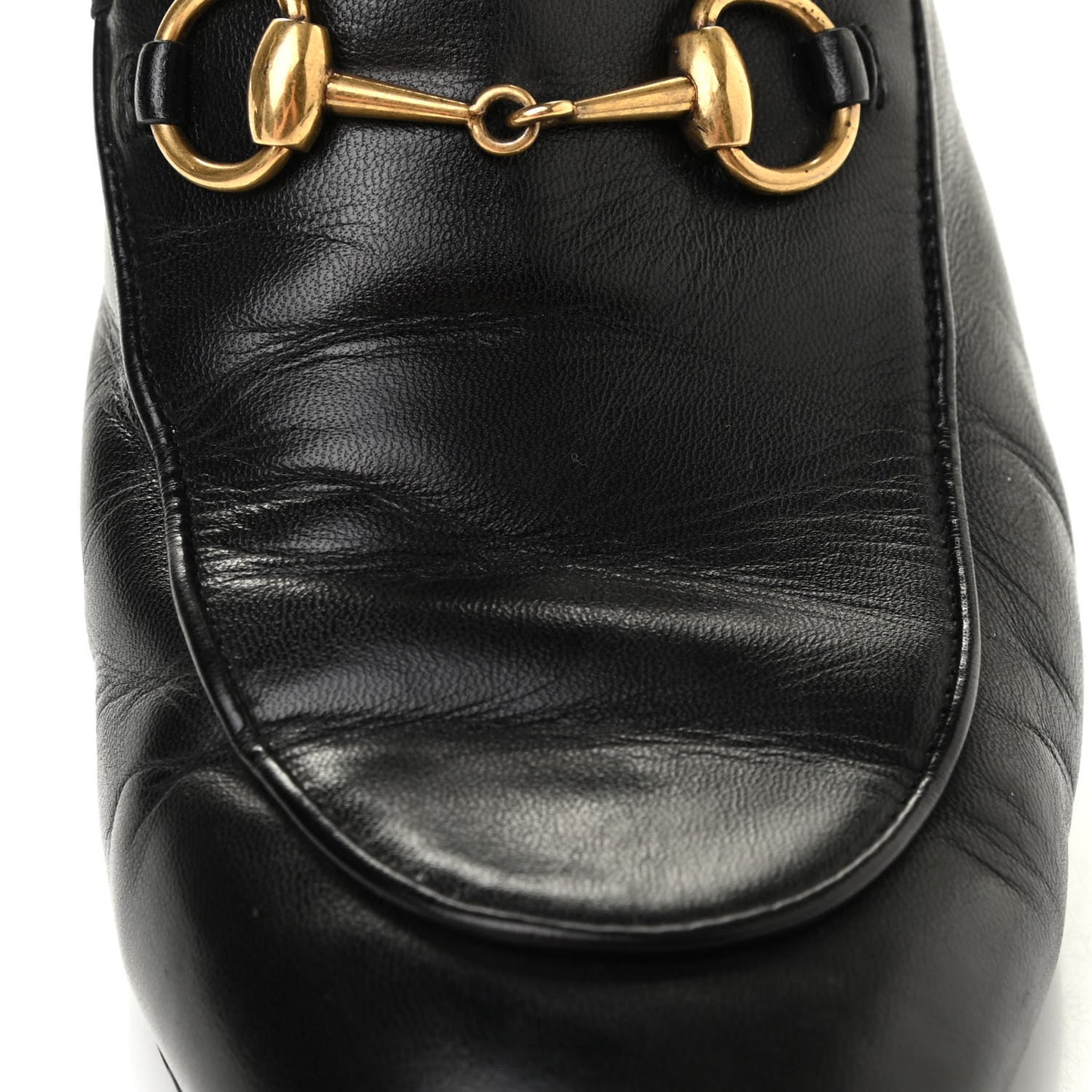 Malaga Kid Horsebit Princetown Mid Heel Mules 38 Black