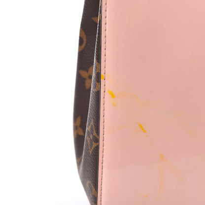 Louis Vuitton Patent Calfskin Monogram Cherrywood PM Rose Ballerine 6 of 13