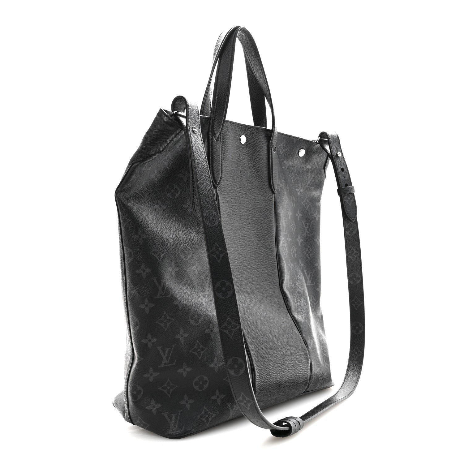 Louis Vuitton Taiga Monogram Eclipse Outdoor Tote Black 3 of 14