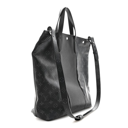 Louis Vuitton Taiga Monogram Eclipse Outdoor Tote Black 3 of 14