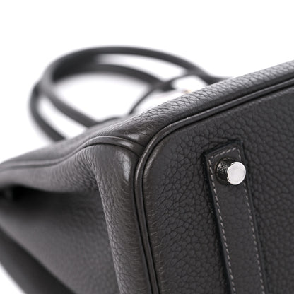 Hermes Taurillon Clemence Birkin 35 Graphite 8 of 15