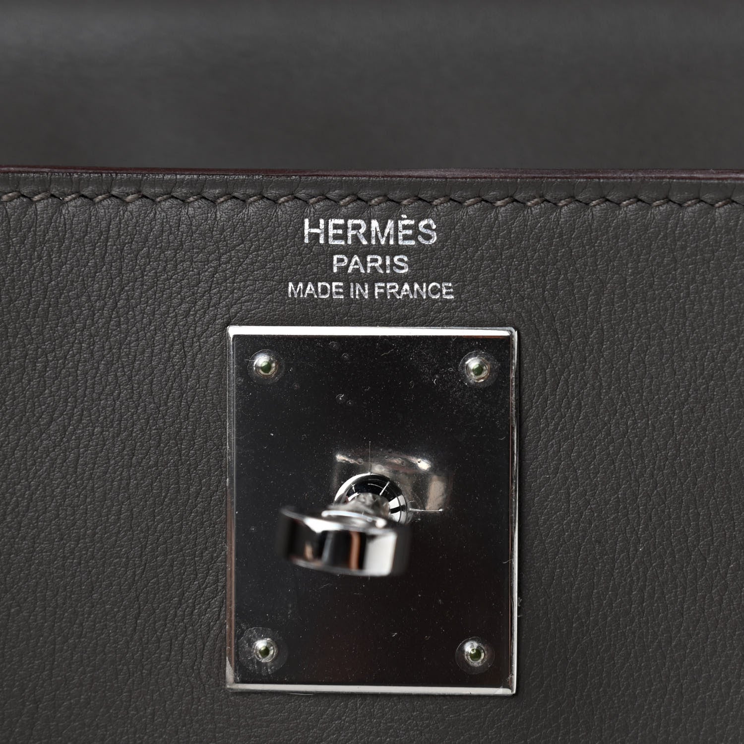 Hermes Swift Kelly Retourne 28 Etain 8 of 12