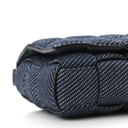 Bottega Veneta Denim Maxi Intrecciato Padded Cassette High Frequency Crossbody Bag Indigo 8 of 9