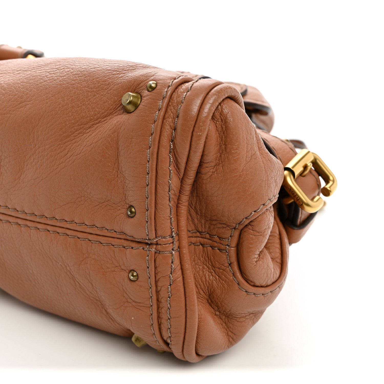 Chloe Calfskin Small Paddington Satchel Tan 9 of 10